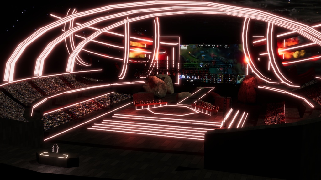 WARUDO(PRO/STANDARD) ENVIRONMENT - W036 GAME STADIUM (4color)