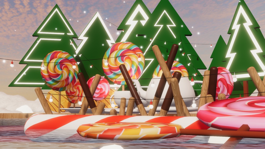 WARUDO(PRO/STANDARD) ENVIRONMENT - W038 CHOCO X MAS (snow)