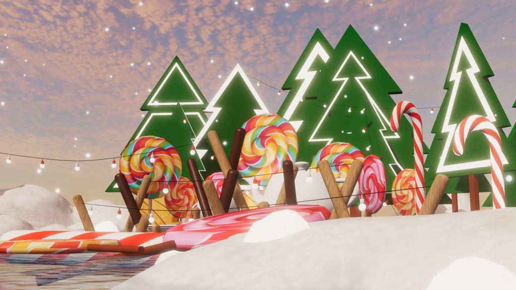 WARUDO(PRO/STANDARD) ENVIRONMENT - W038 CHOCO X MAS (snow)