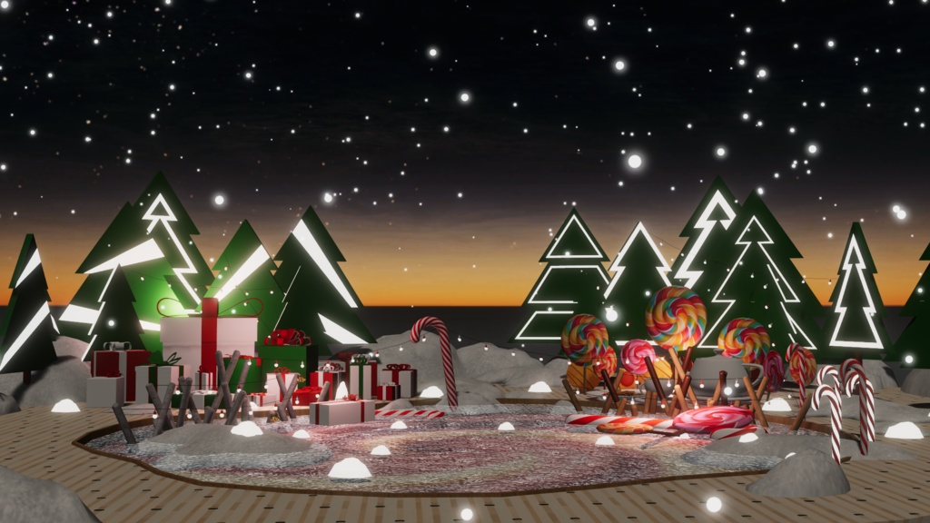 WARUDO(PRO/STANDARD) ENVIRONMENT - W038 CHOCO X MAS (snow)