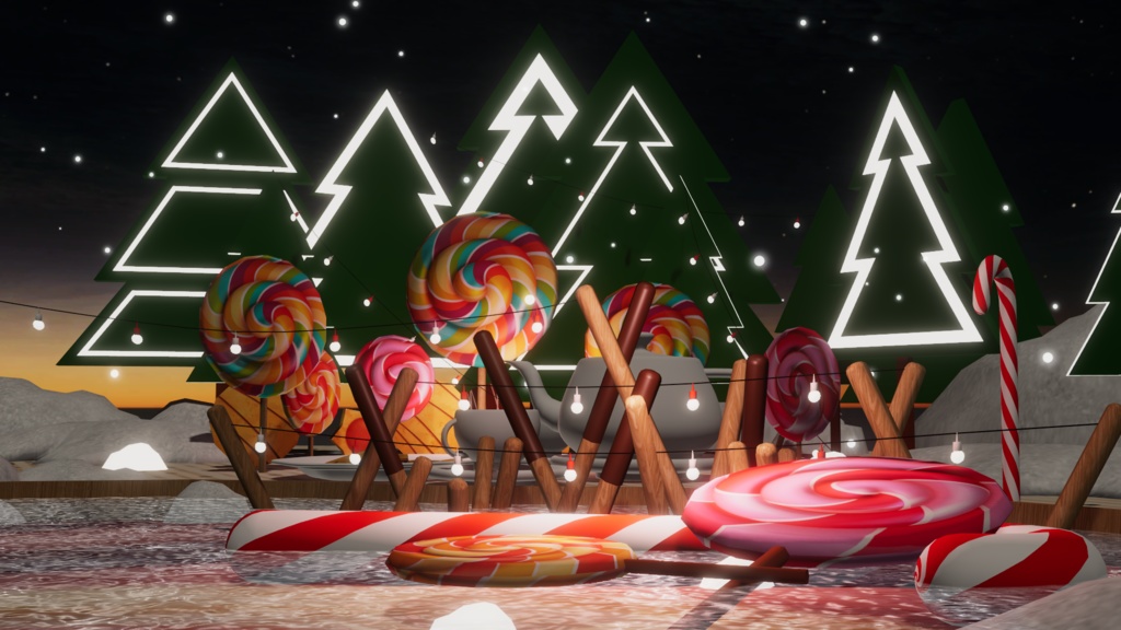 WARUDO(PRO/STANDARD) ENVIRONMENT - W038 CHOCO X MAS (snow)