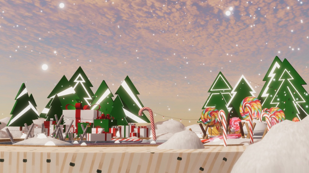 WARUDO(PRO/STANDARD) ENVIRONMENT - W038 CHOCO X MAS (snow)