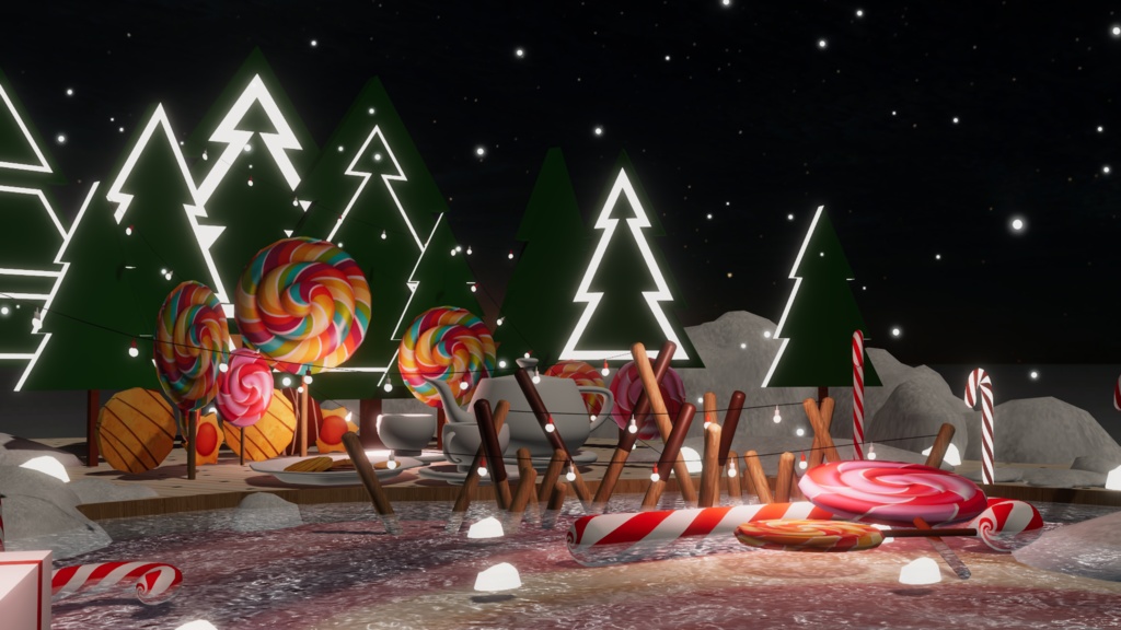 WARUDO(PRO/STANDARD) ENVIRONMENT - W038 CHOCO X MAS (snow)