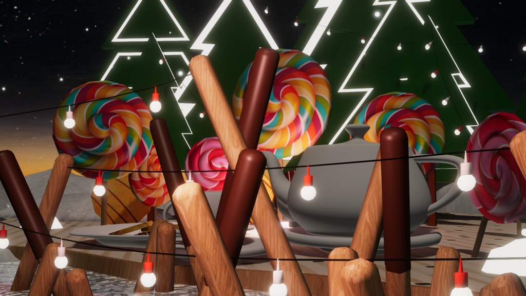 WARUDO(PRO/STANDARD) ENVIRONMENT - W038 CHOCO X MAS (snow)