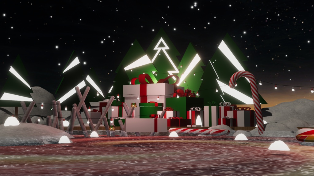 WARUDO(PRO/STANDARD) ENVIRONMENT - W038 CHOCO X MAS (snow)