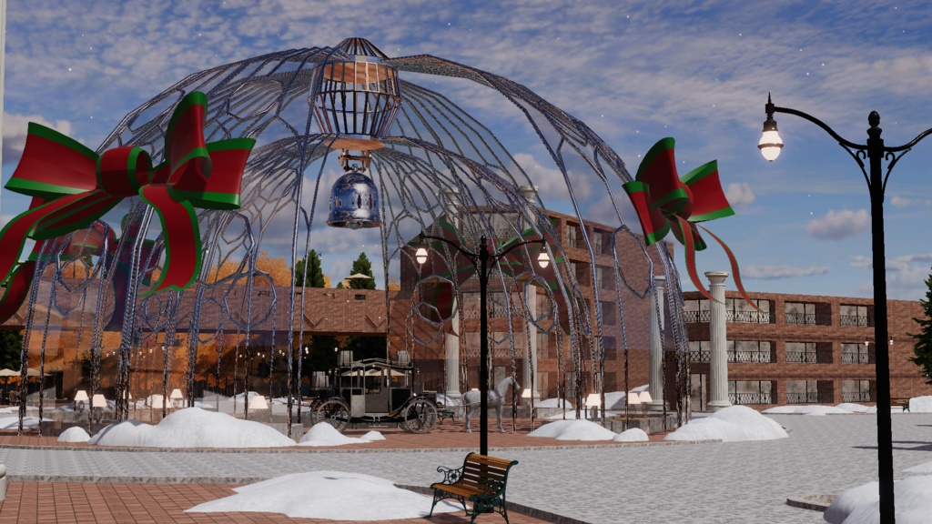 WARUDO(PRO/STANDARD) ENVIRONMENT - W040 BELL TOWER (snow)