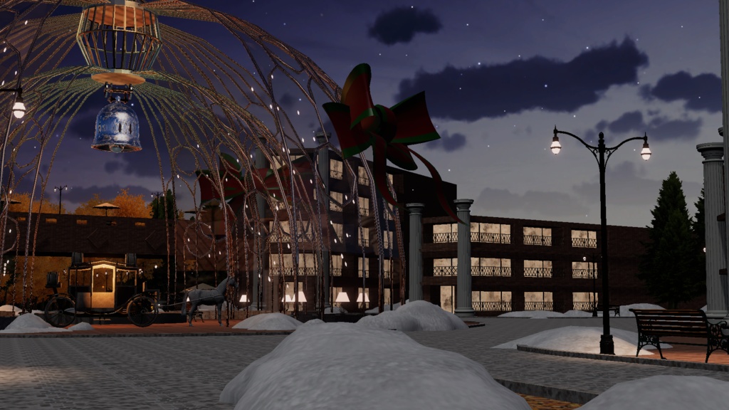 WARUDO(PRO/STANDARD) ENVIRONMENT - W040 BELL TOWER (snow)