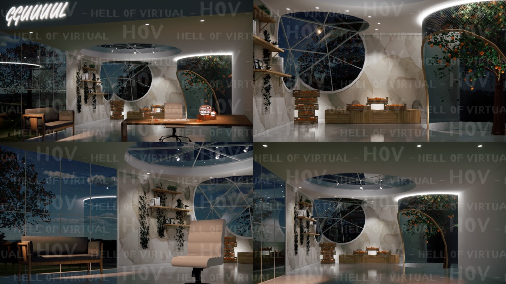 (4K)2D BACKGROUND for LIVE STREAMING - F002 GGUUUUL(mandarin)