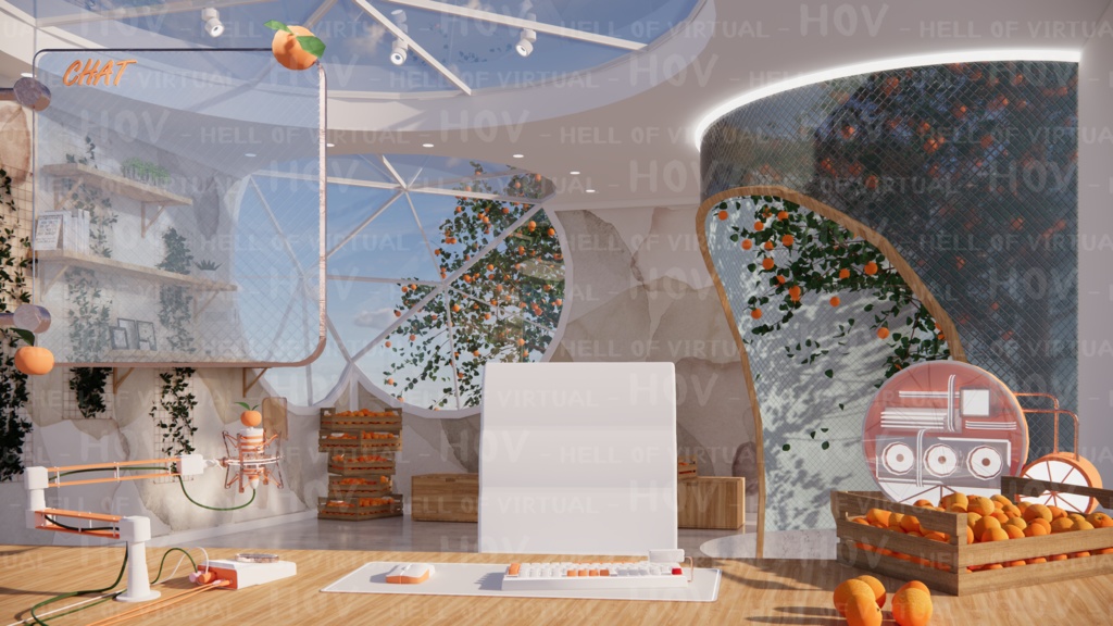 (4K)2D BACKGROUND for LIVE STREAMING - F002 GGUUUUL(mandarin)