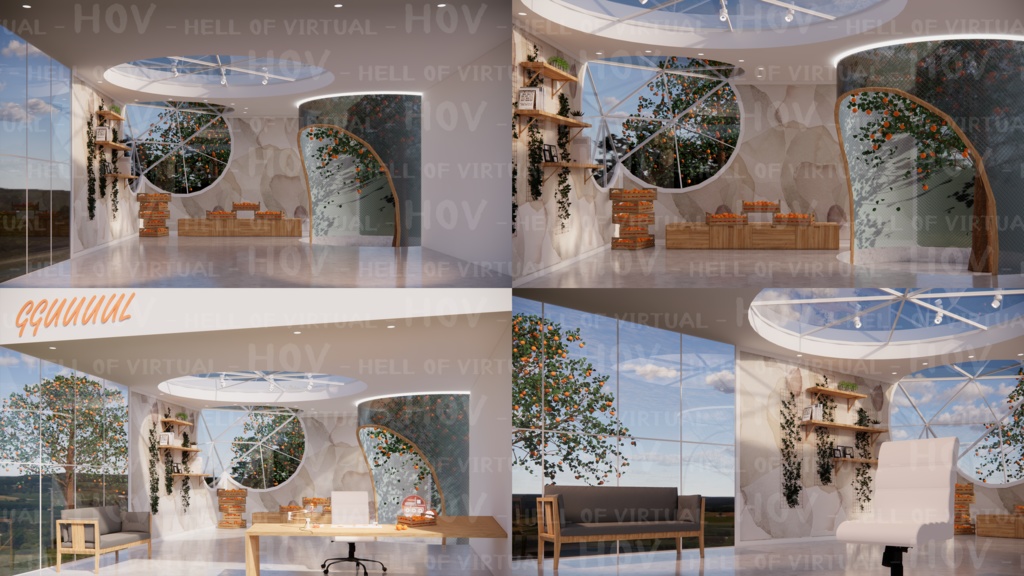 (4K)2D BACKGROUND for LIVE STREAMING - F002 GGUUUUL(mandarin)