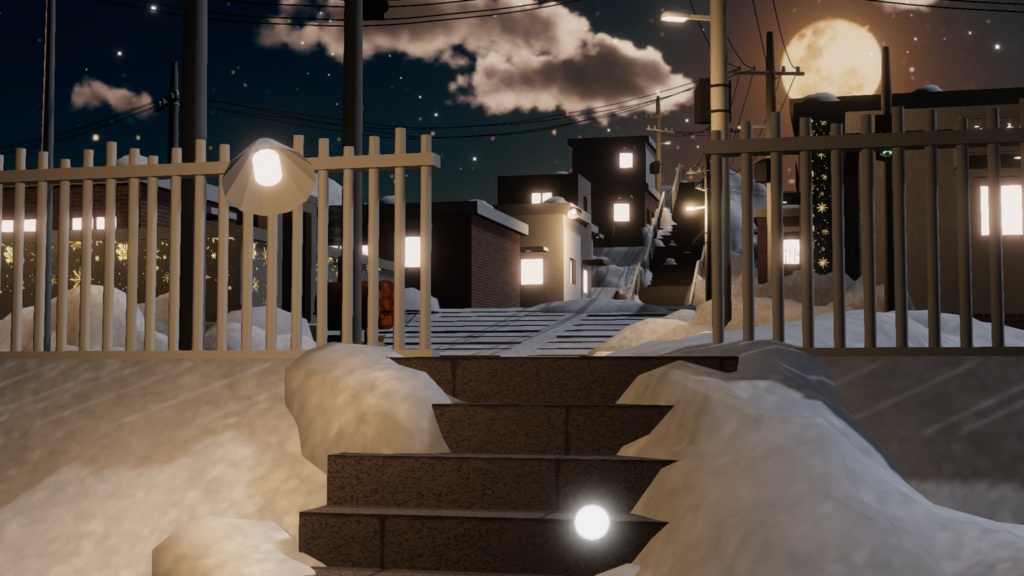 WARUDO(PRO/STANDARD) ENVIRONMENT - W044 달동네(MOONTOWN) (snow)