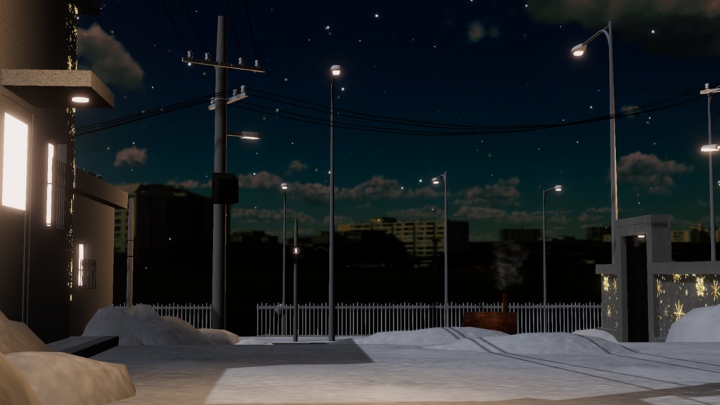 WARUDO(PRO/STANDARD) ENVIRONMENT - W044 달동네(MOONTOWN) (snow)