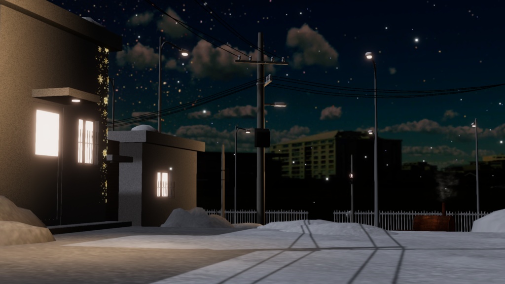 WARUDO(PRO/STANDARD) ENVIRONMENT - W044 달동네(MOONTOWN) (snow)