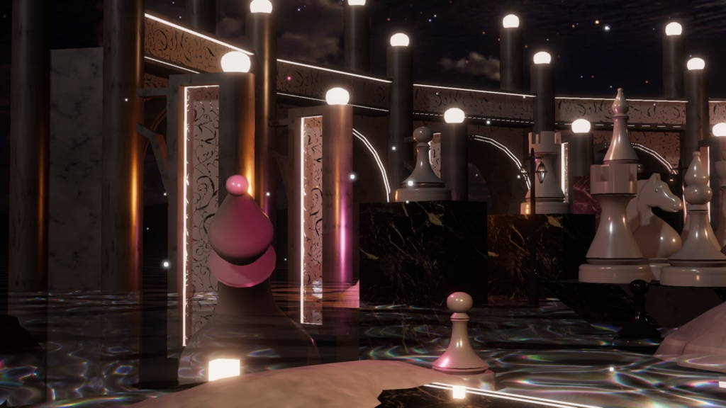 WARUDO(PRO/STANDARD) ENVIRONMENT - W046-CHESS (3in1 pack)