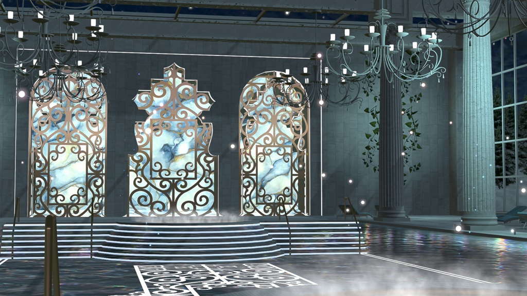 WARUDO(PRO/STANDARD) ENVIRONMENT - W049-HELL OF SWIMMING (2in1 pack)