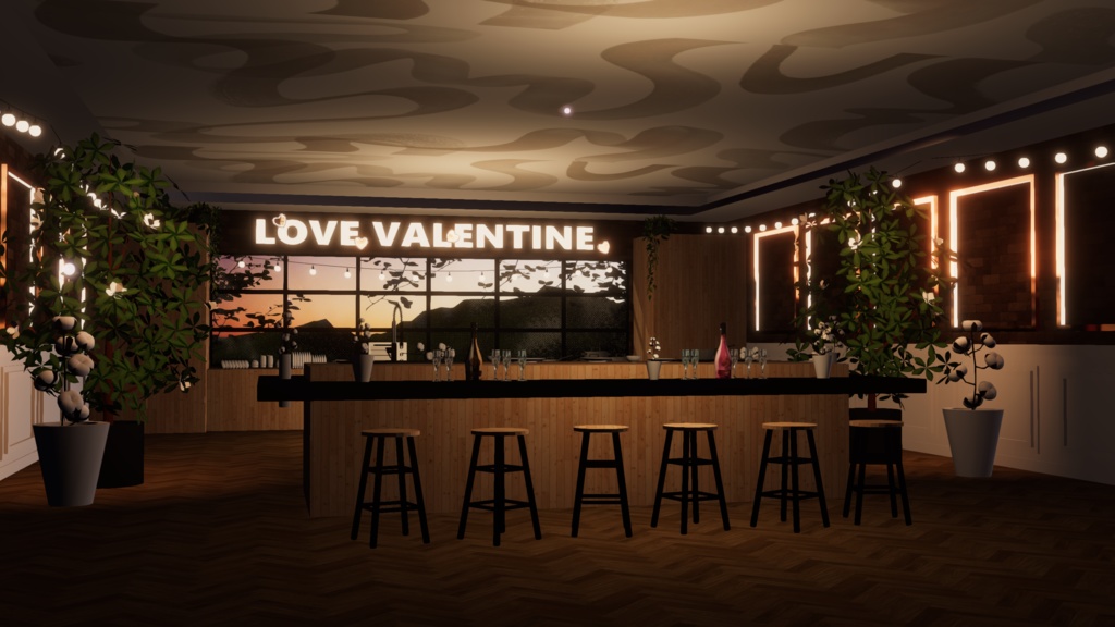 WARUDO(PRO/STANDARD) ENVIRONMENT - W051-VALENTINE GARDEN (2in1 pack)