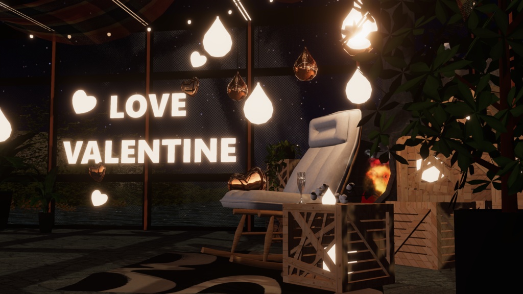 WARUDO(PRO/STANDARD) ENVIRONMENT - W051-VALENTINE GARDEN (2in1 pack)