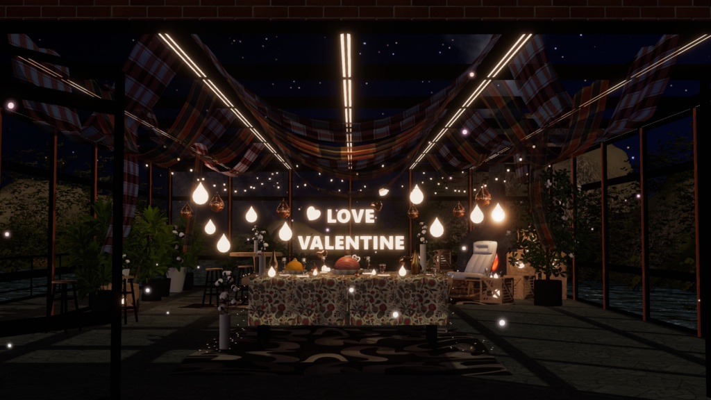 WARUDO(PRO/STANDARD) ENVIRONMENT - W051-VALENTINE GARDEN (2in1 pack)