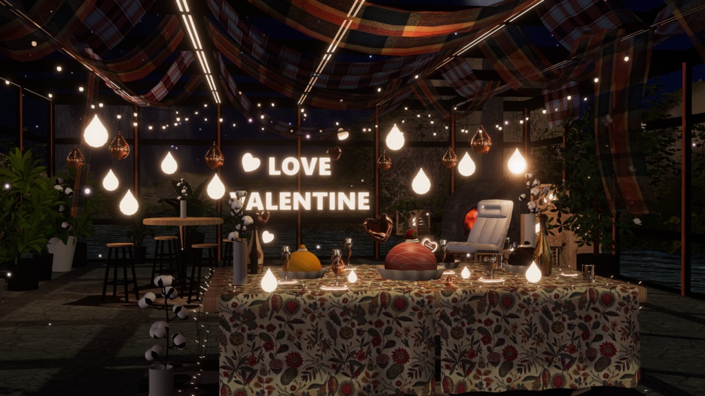 WARUDO(PRO/STANDARD) ENVIRONMENT - W051-VALENTINE GARDEN (2in1 pack)