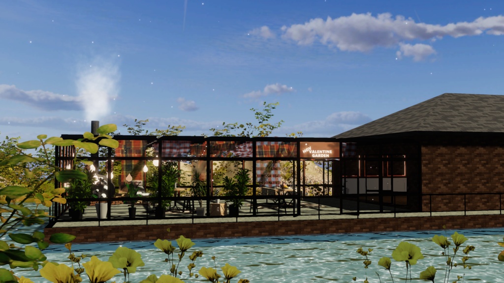 WARUDO(PRO/STANDARD) ENVIRONMENT - W051-VALENTINE GARDEN (2in1 pack)