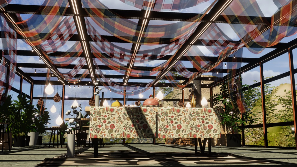 WARUDO(PRO/STANDARD) ENVIRONMENT - W051-VALENTINE GARDEN (2in1 pack)