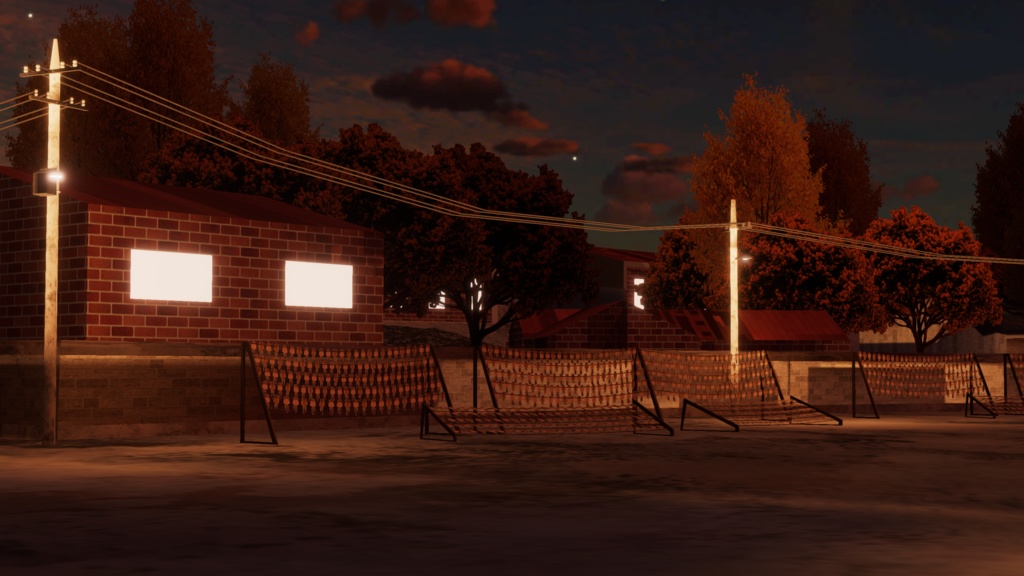 WARUDO(PRO/STANDARD) ENVIRONMENT - W054-FISHING VILLAGE (2in1)