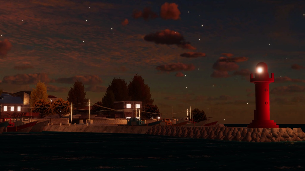 WARUDO(PRO/STANDARD) ENVIRONMENT - W054-FISHING VILLAGE (2in1)