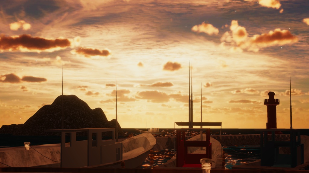 WARUDO(PRO/STANDARD) ENVIRONMENT - W054-FISHING VILLAGE (2in1)