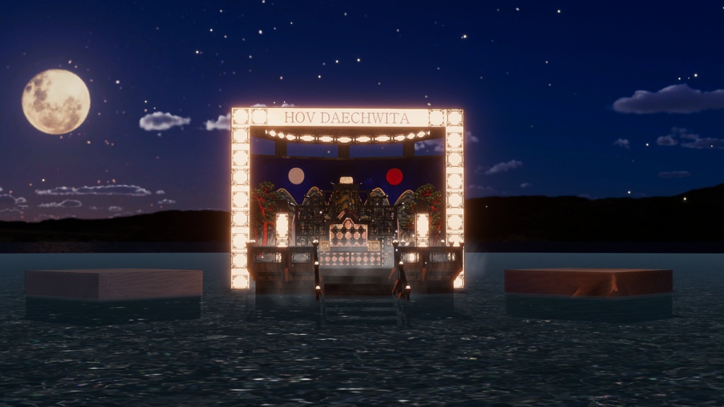 WARUDO(PRO/STANDARD) SHOWCASE ENVIRONMENT - V001-ORIENTAL-1(DAECHIWTA set)3in1