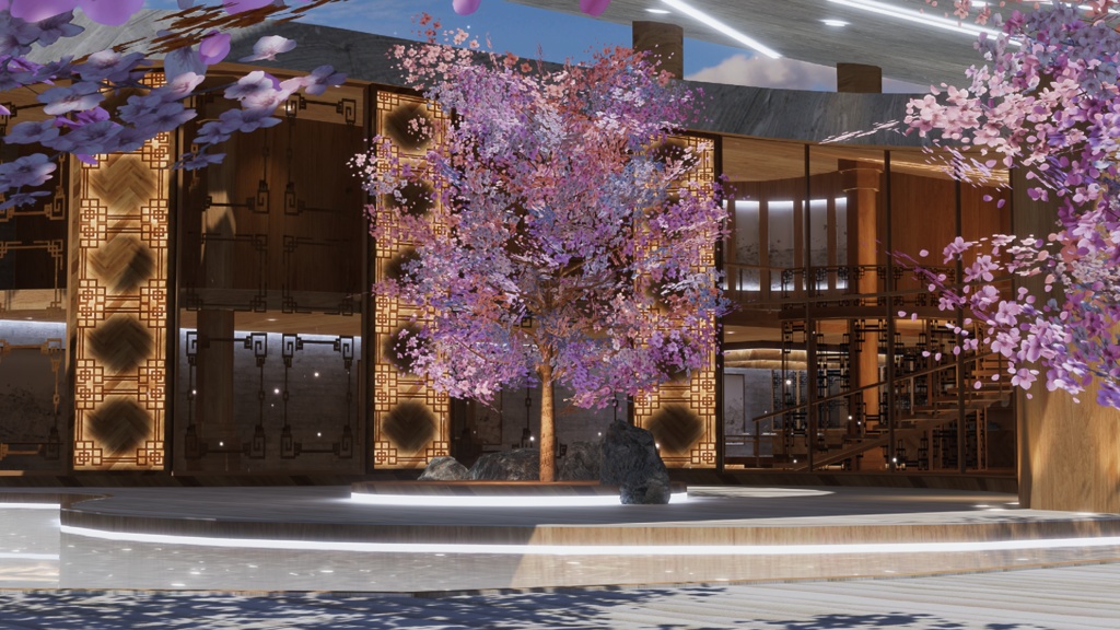 WARUDO(PRO/STANDARD) ENVIRONMENT - GIB002-ORIENTAL POOL VILLA (3in1 pack)