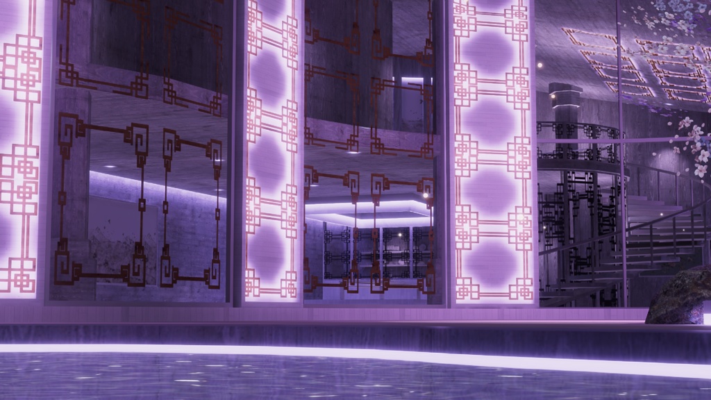 WARUDO(PRO/STANDARD) ENVIRONMENT - GIB002-ORIENTAL POOL VILLA (3in1 pack)