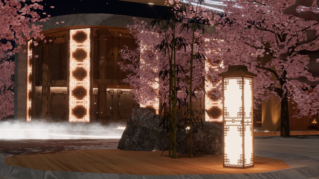 WARUDO(PRO/STANDARD) ENVIRONMENT - GIB002-ORIENTAL POOL VILLA (3in1 pack)