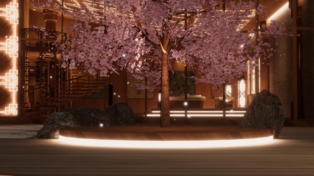 WARUDO(PRO/STANDARD) ENVIRONMENT - GIB002-ORIENTAL POOL VILLA (3in1 pack)