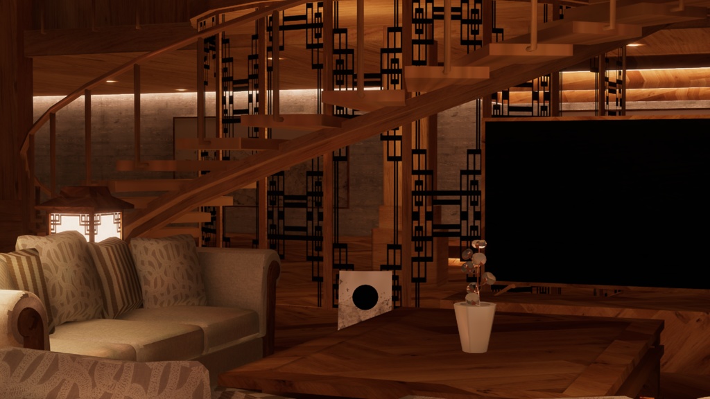 WARUDO(PRO/STANDARD) ENVIRONMENT - GIB002-ORIENTAL POOL VILLA (3in1 pack)