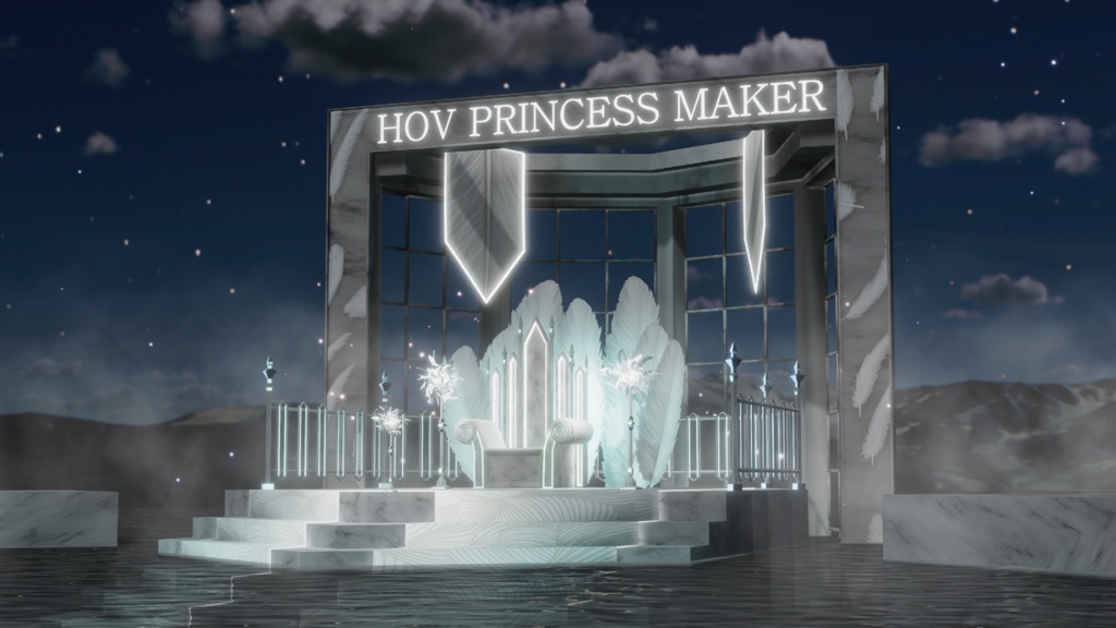 WARUDO(PRO/STANDARD) SHOWCASE ENVIRONMENT - V002-PRINCESS MAKER SET 3in1