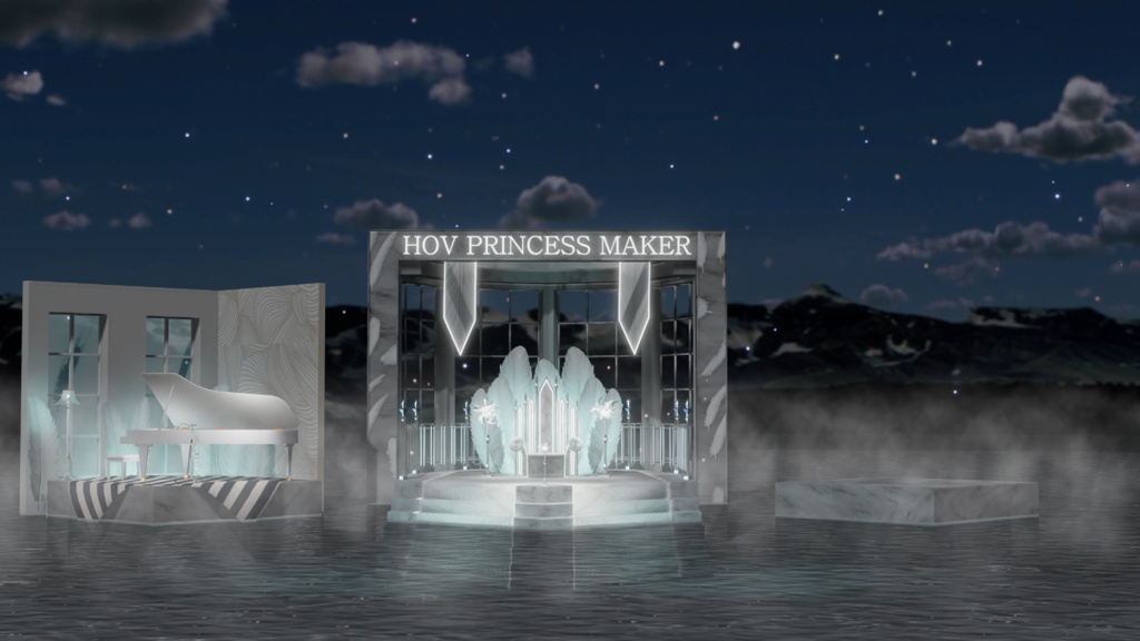 WARUDO(PRO/STANDARD) SHOWCASE ENVIRONMENT - V002-PRINCESS MAKER SET 3in1