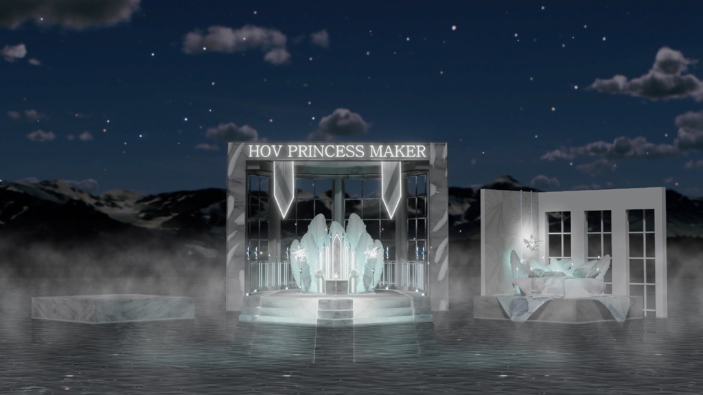 WARUDO(PRO/STANDARD) SHOWCASE ENVIRONMENT - V002-PRINCESS MAKER SET 3in1