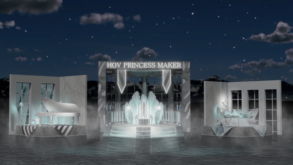 WARUDO(PRO/STANDARD) SHOWCASE ENVIRONMENT - V002-PRINCESS MAKER SET 3in1