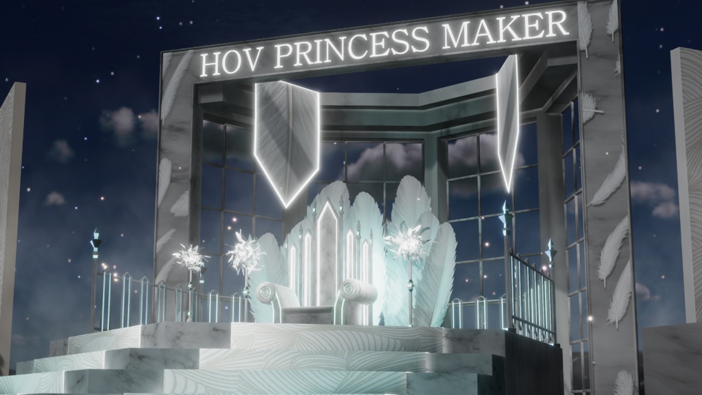 WARUDO(PRO/STANDARD) SHOWCASE ENVIRONMENT - V002-PRINCESS MAKER SET 3in1