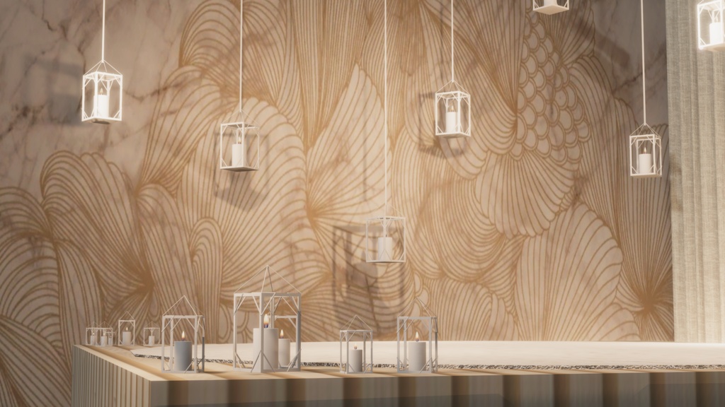 WARUDO(PRO/STANDARD) SHOWCASE ENVIRONMENT - V003-BODY CARE CENTER SET 3in1