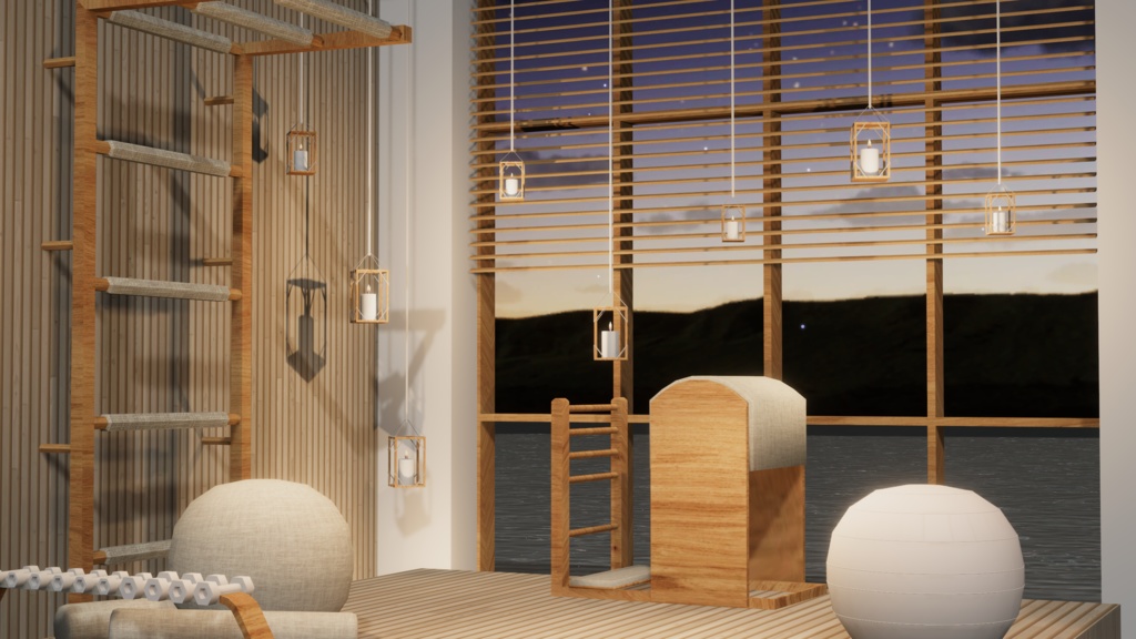 WARUDO(PRO/STANDARD) SHOWCASE ENVIRONMENT - V003-BODY CARE CENTER SET 3in1