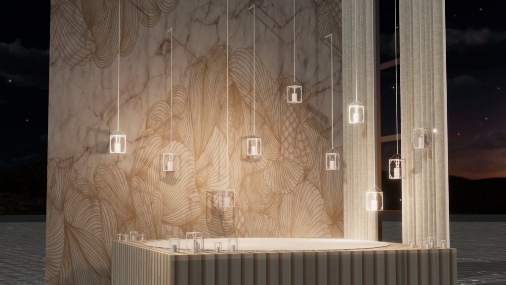 WARUDO(PRO/STANDARD) SHOWCASE ENVIRONMENT - V003-BODY CARE CENTER SET 3in1