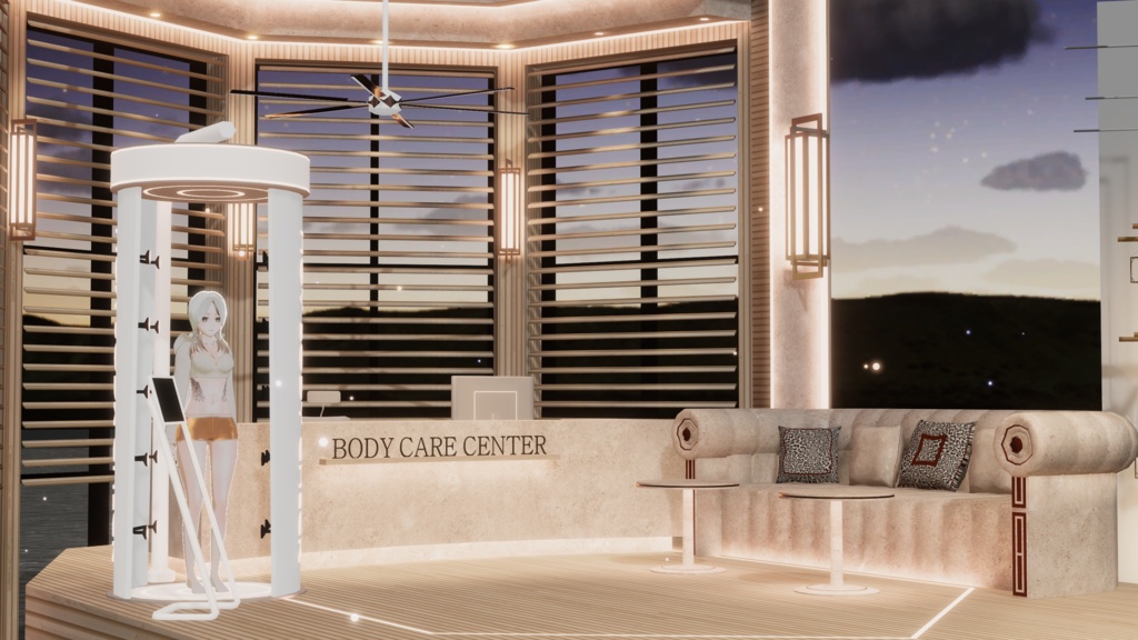 WARUDO(PRO/STANDARD) SHOWCASE ENVIRONMENT - V003-BODY CARE CENTER SET 3in1