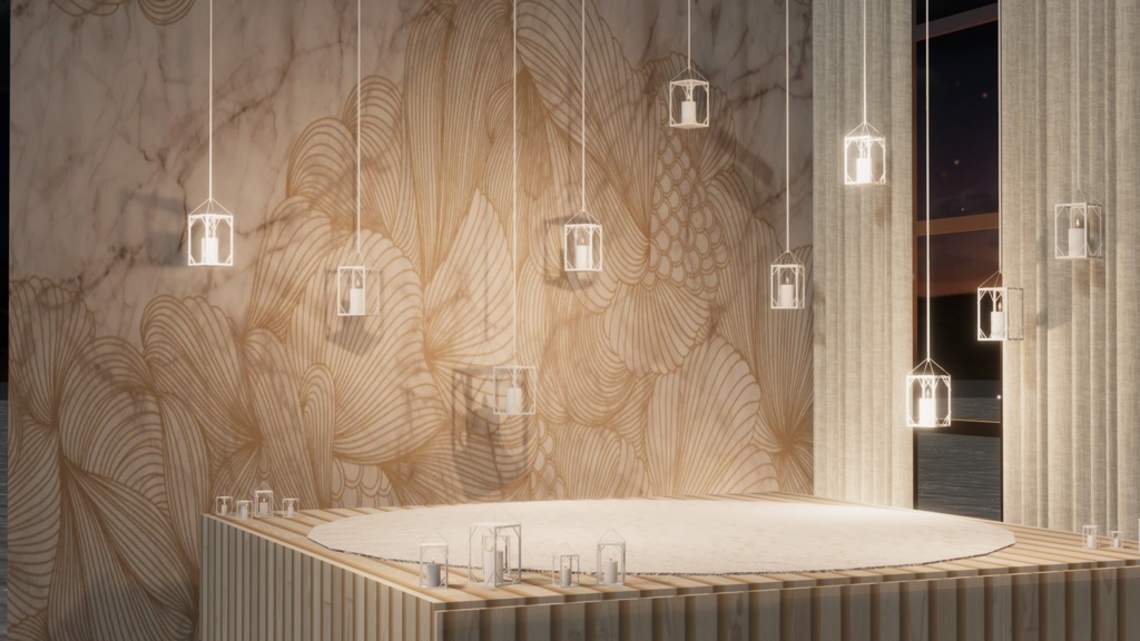 WARUDO(PRO/STANDARD) SHOWCASE ENVIRONMENT - V003-BODY CARE CENTER SET 3in1