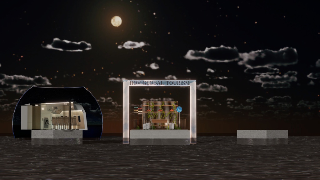 WARUDO(PRO/STANDARD) SHOWCASE ENVIRONMENT - V004-HOV GLOBAL TOURISM SET 3in1