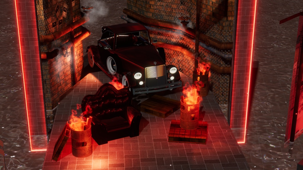 WARUDO(PRO/STANDARD) SHOWCASE ENVIRONMENT - V005 GANGSTERS SET SET 3in1