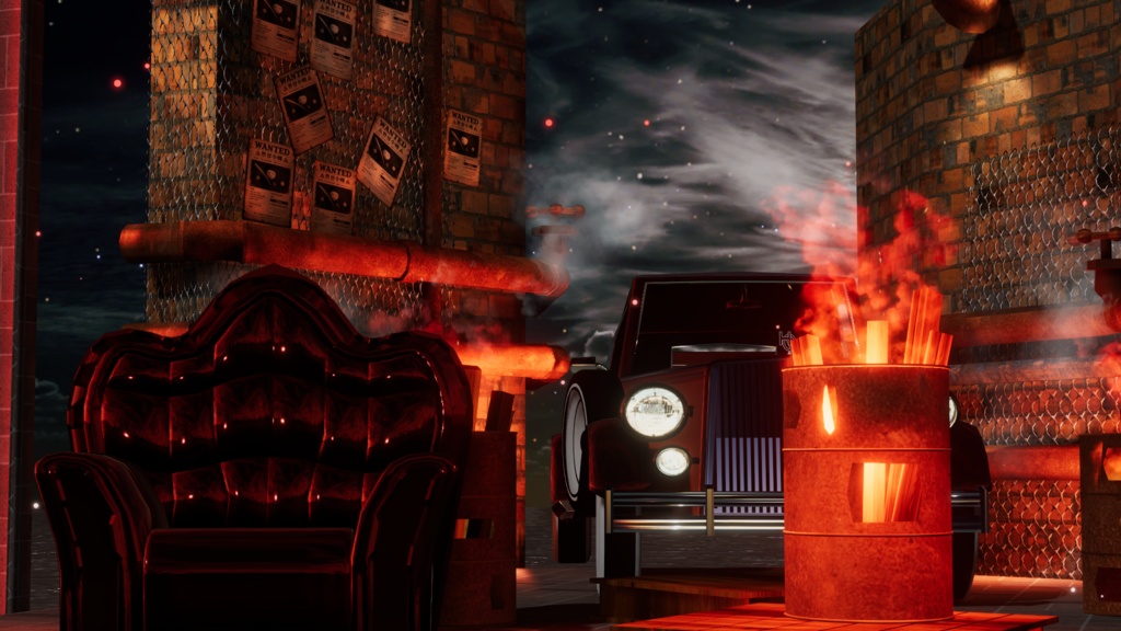 WARUDO(PRO/STANDARD) SHOWCASE ENVIRONMENT - V005 GANGSTERS SET SET 3in1