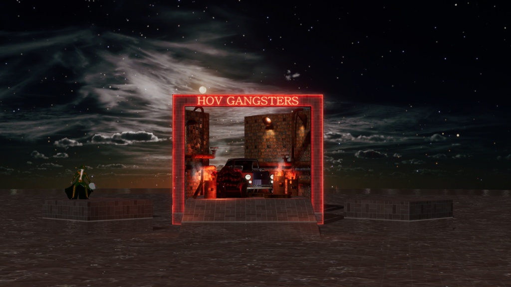 WARUDO(PRO/STANDARD) SHOWCASE ENVIRONMENT - V005 GANGSTERS SET SET 3in1