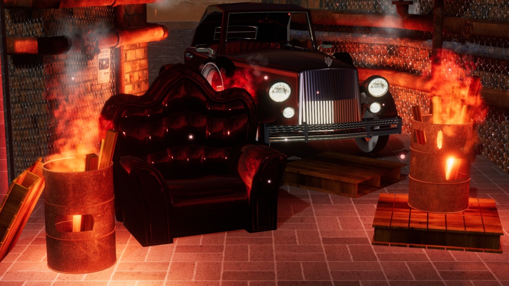 WARUDO(PRO/STANDARD) SHOWCASE ENVIRONMENT - V005 GANGSTERS SET SET 3in1