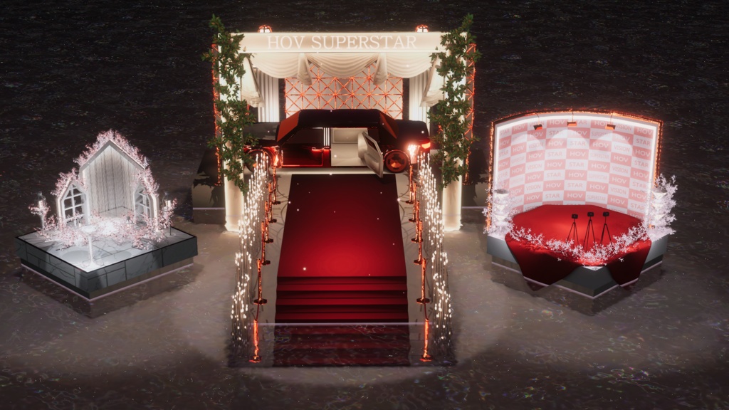 WARUDO(PRO/STANDARD) SHOWCASE ENVIRONMENT - V006 HOV SUPERSTAR SET 3in1